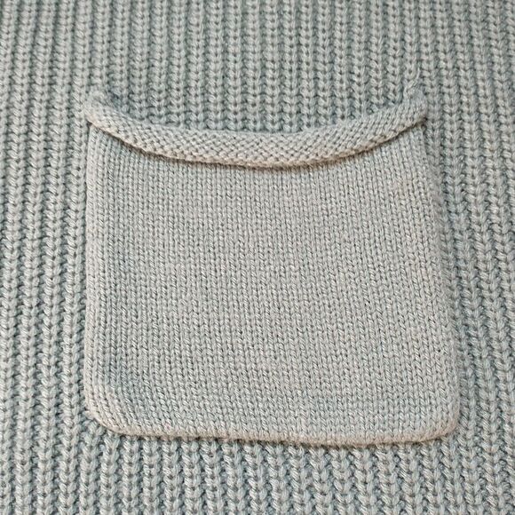 Ugerlov Sweater Pullover Women XL Green Merino Wool Blend Chunky Boxy Lagenlook - Picture 3 of 7